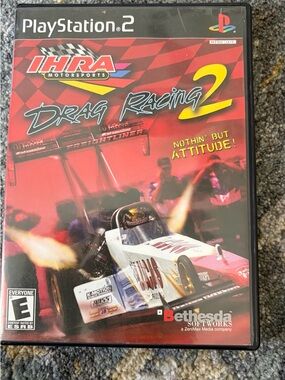 Sony PlayStation 2 IHRA Drag Racing 2 – Red and Yellow Cover